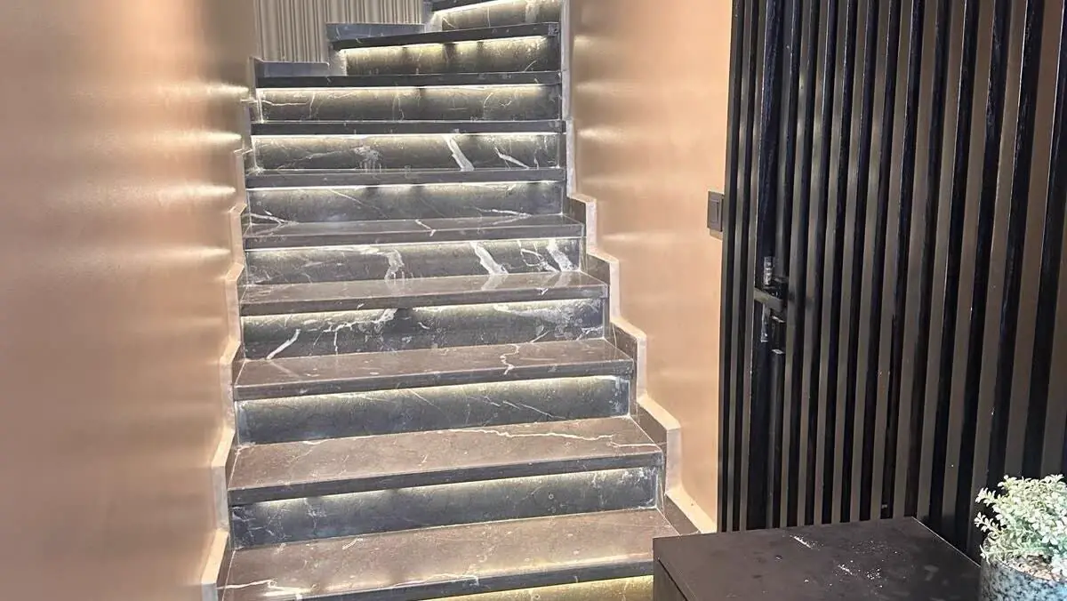 Escalier de l'institut Carla Beauty Spa, Avenue de Nice